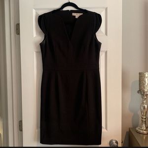 French connection black midi dress